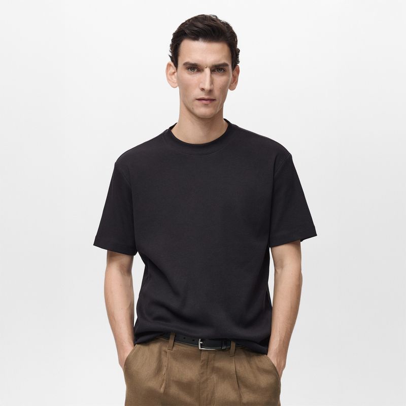 MANGO - Camiseta Algodón Canale Regular Fit Mango Man