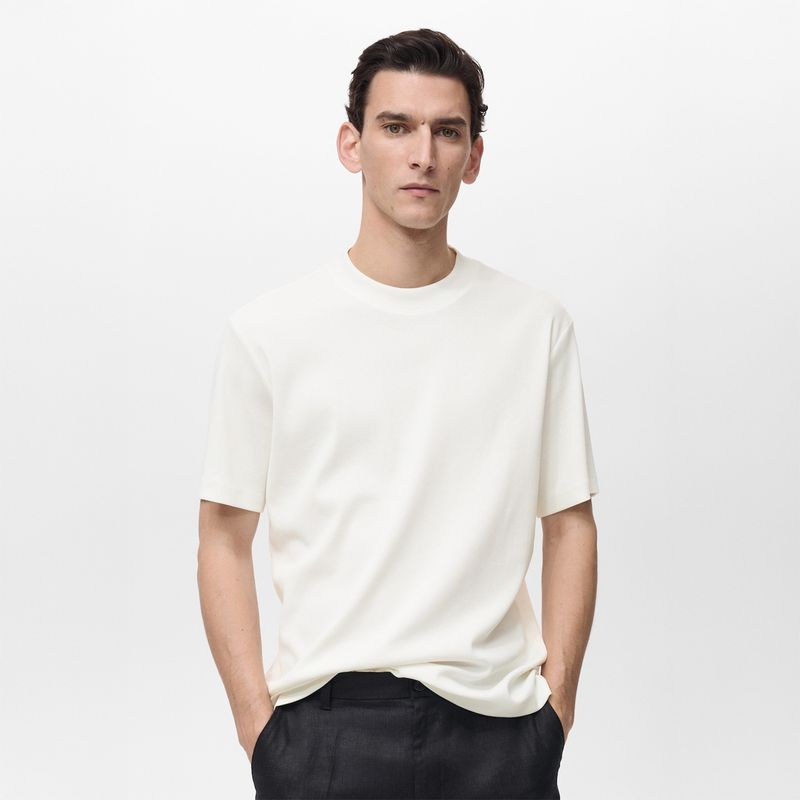 MANGO - Camiseta Algodón Canale Regular Fit Mango Man