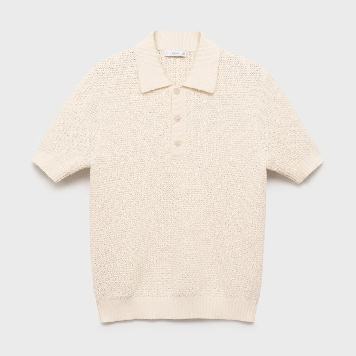 MANGO - Polo Punto Algodón Mango Man