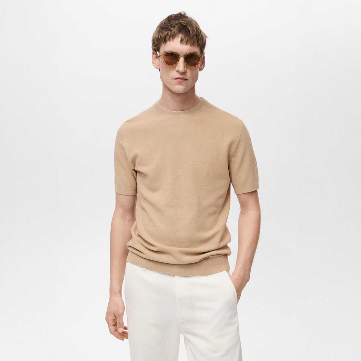 MANGO - Polo Manga Corta Hombre Mango