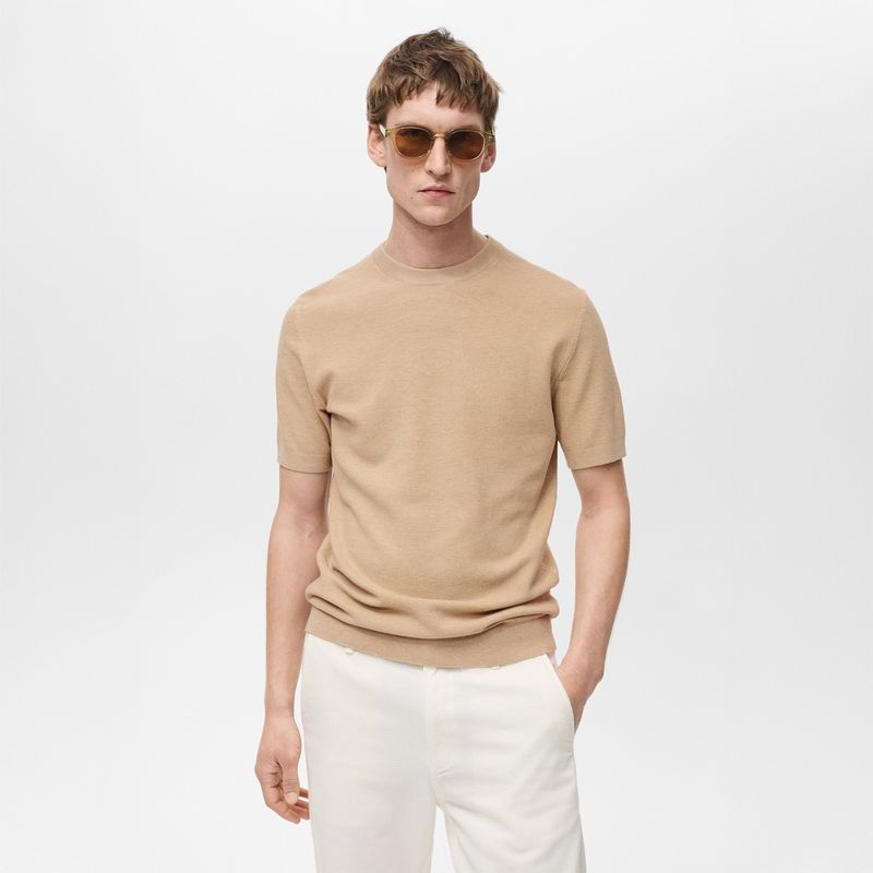 MANGO - Polo Manga Corta Hombre Mango