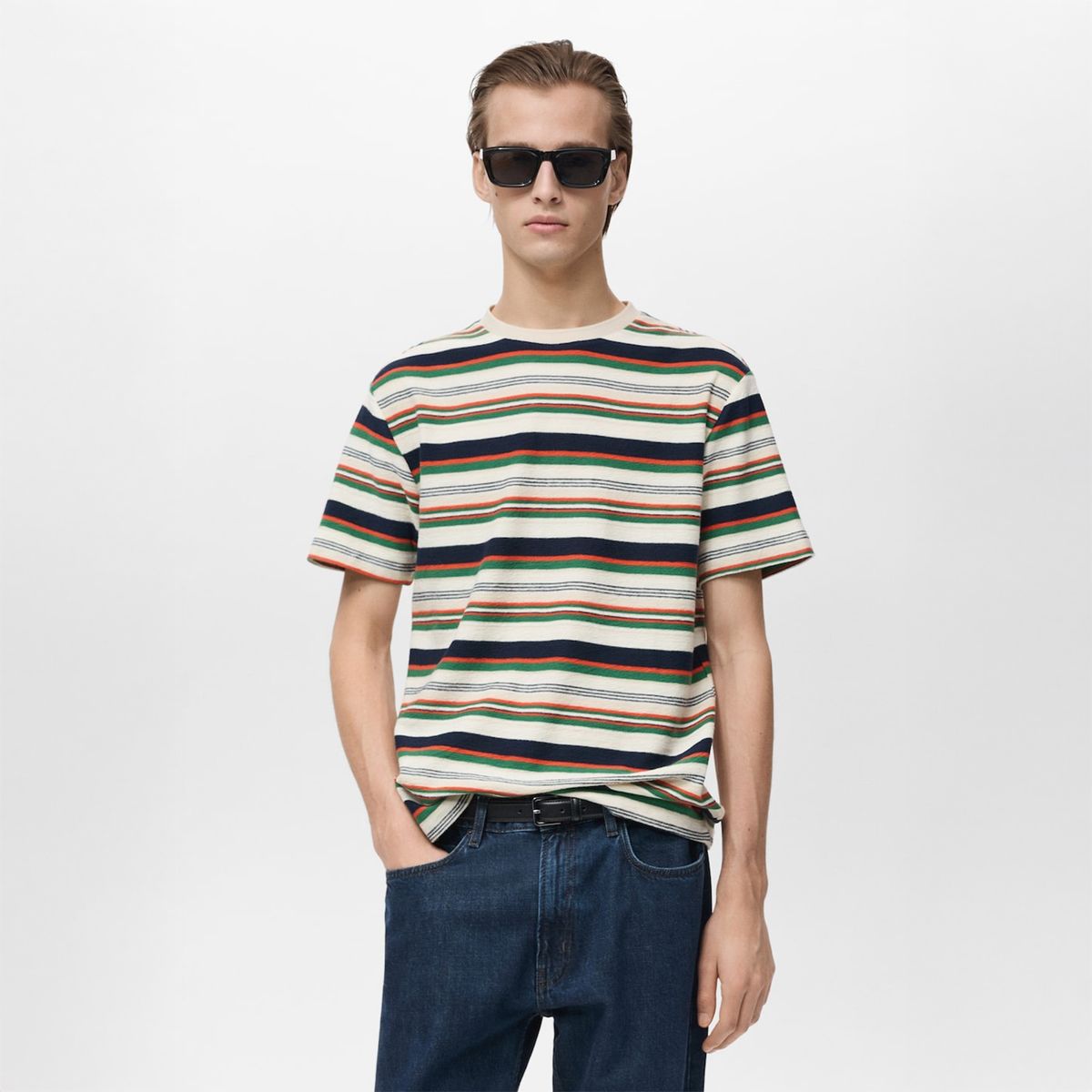 MANGO - Polo Manga Corta Hombre Mango