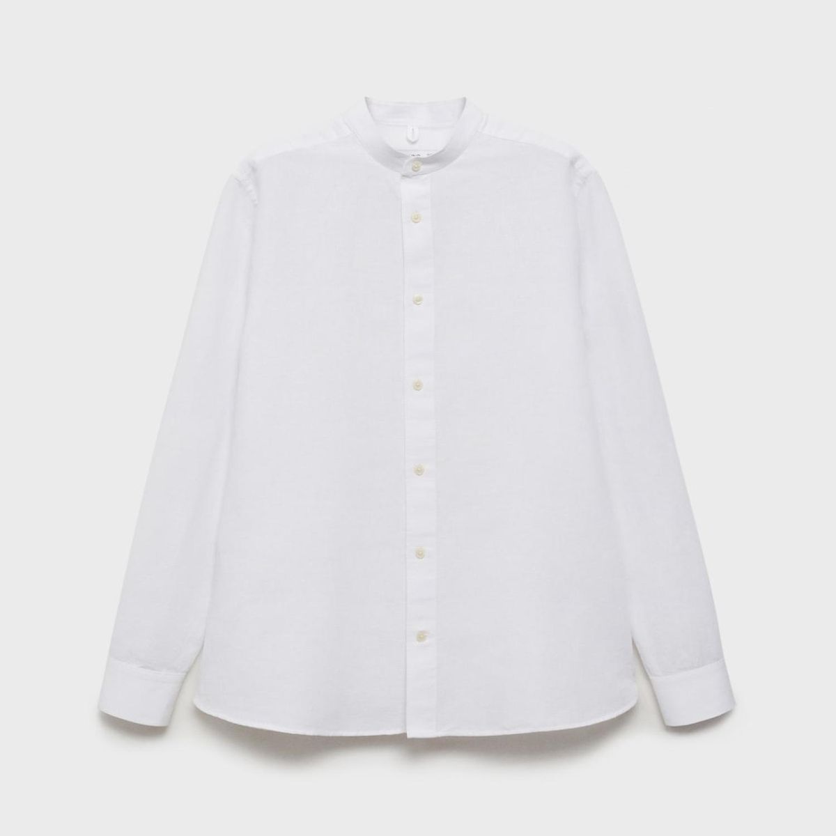 MANGO - Camisa Lino Casual Hombre Mango Man