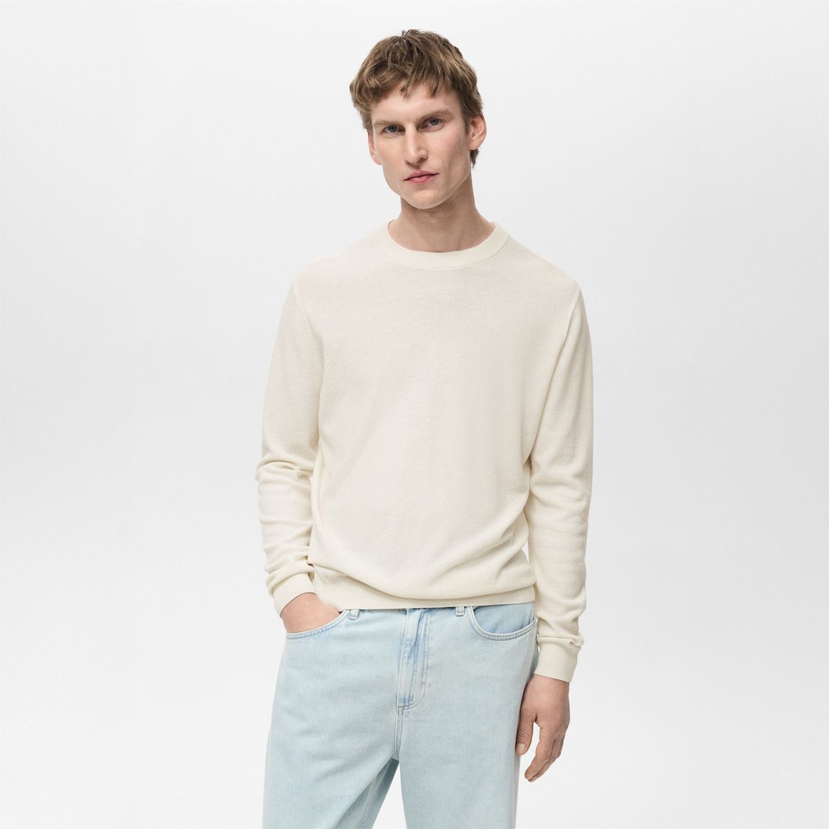 MANGO - Chompa Casual Hombre Mango Man