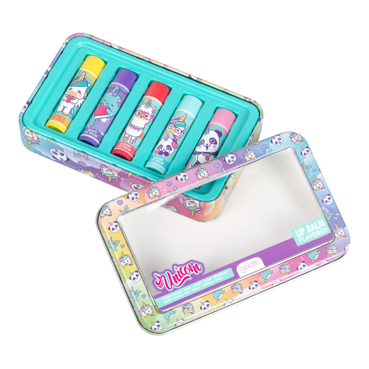 GELATTI - Set de labiales en Caja Metálica Gelatti