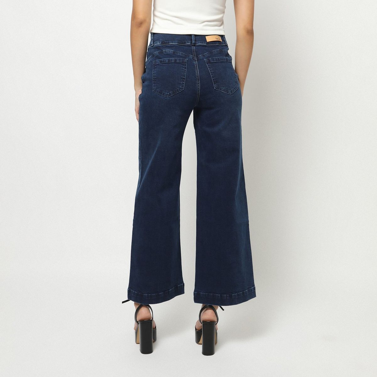MOSSIMO - Jean Wide Algodón Mujer Mossimo