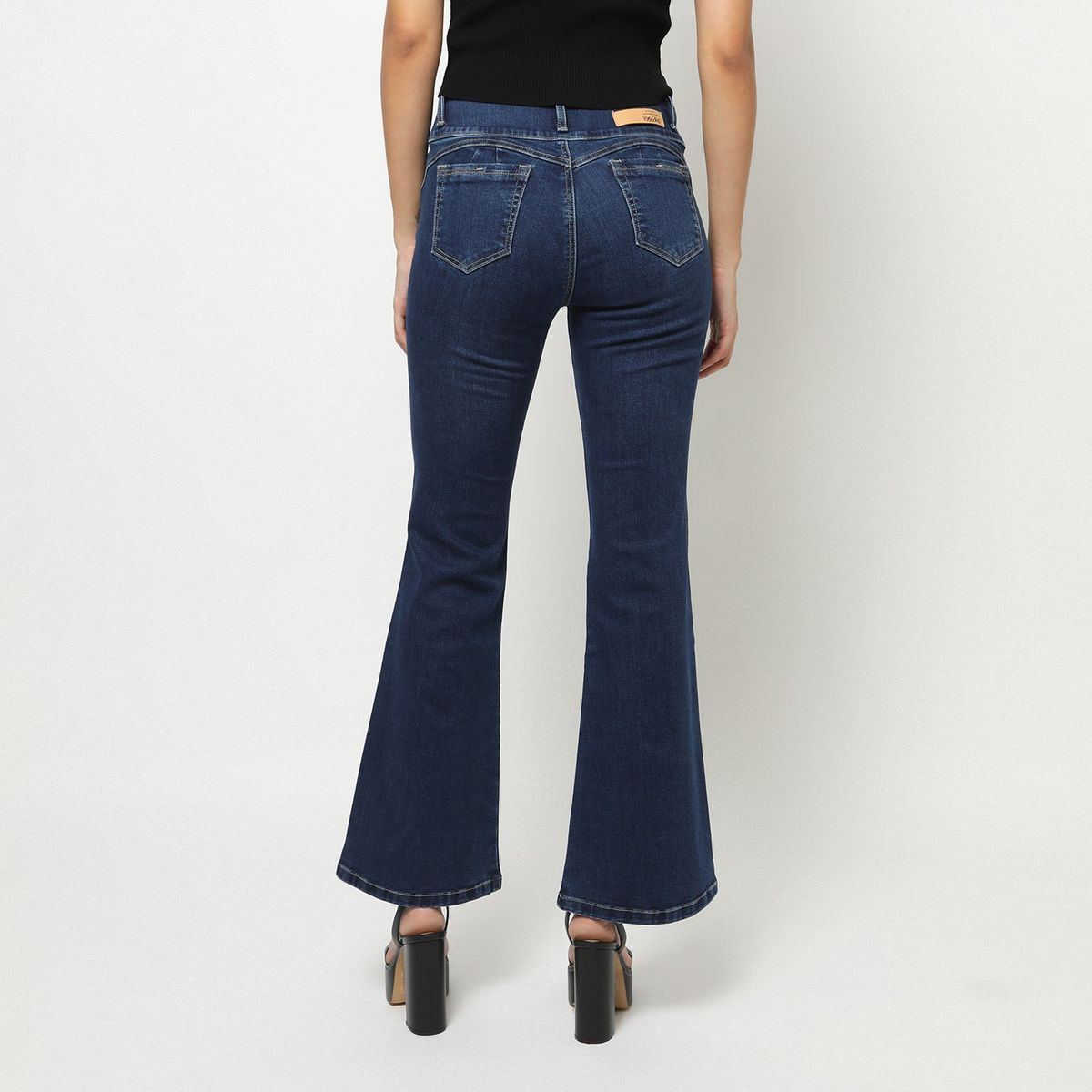 MOSSIMO - Jean Flare Algodón Mujer Mossimo