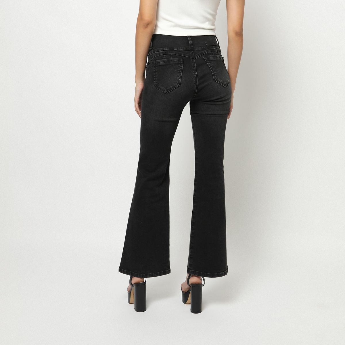 MOSSIMO - Jean Flare Algodón Mujer Mossimo
