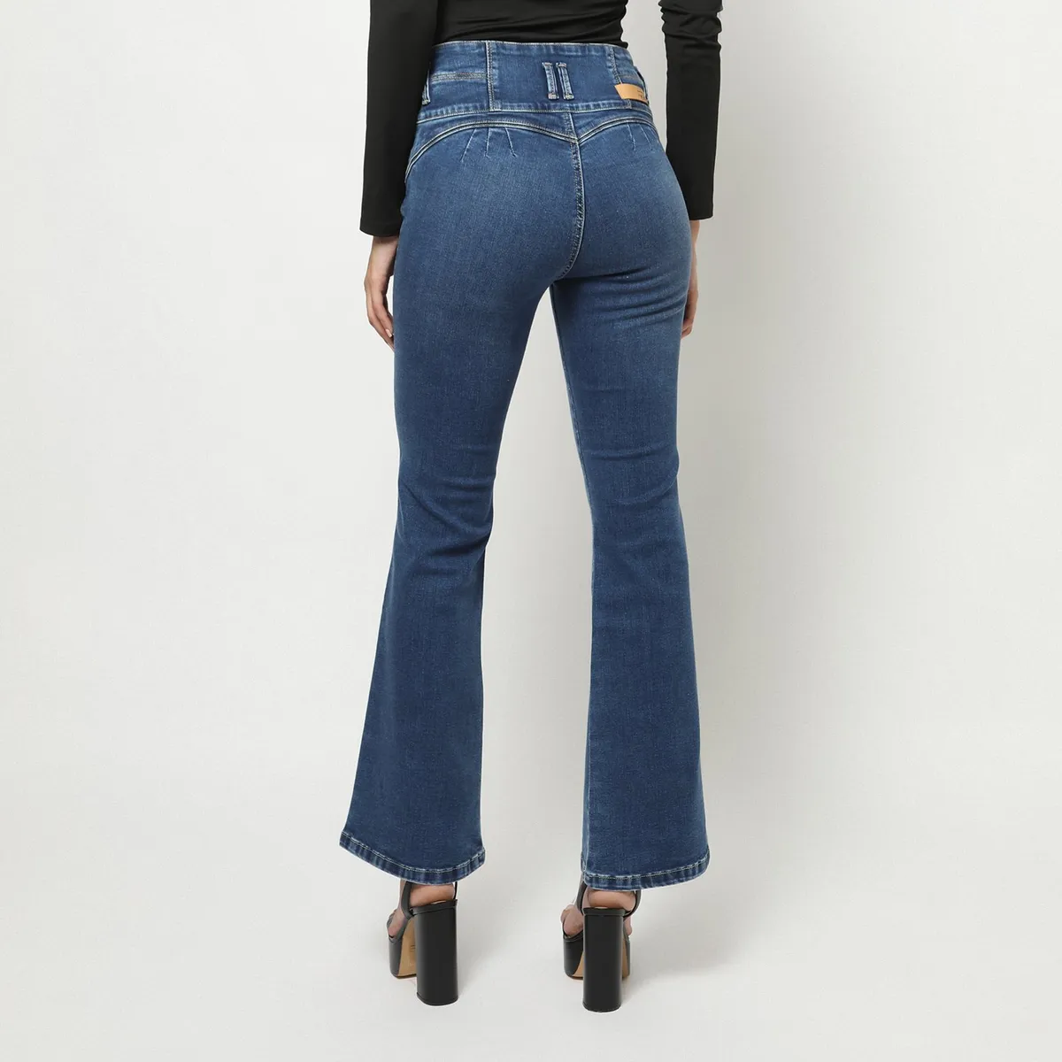 MOSSIMO - Jean Flare Algodón Mujer Mossimo