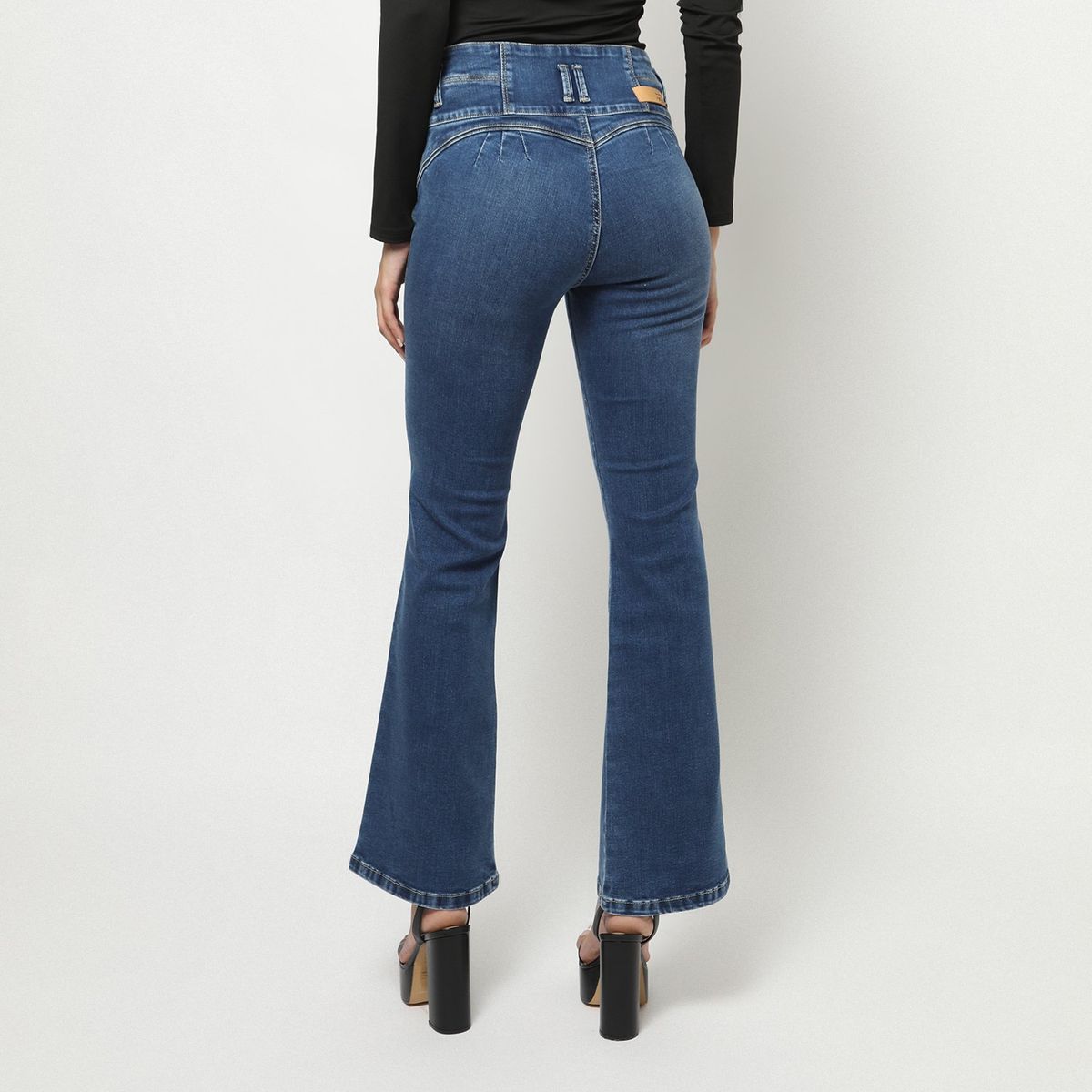 MOSSIMO - Jean Flare Algodón Mujer Mossimo