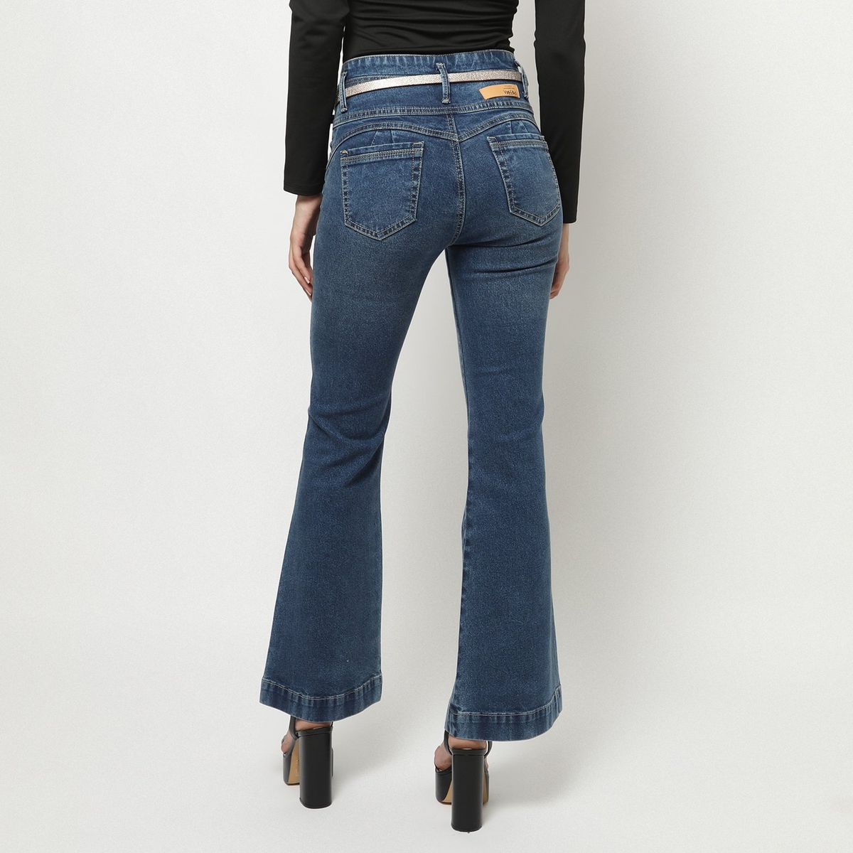 MOSSIMO - Jean Flare Algodón Mujer Mossimo