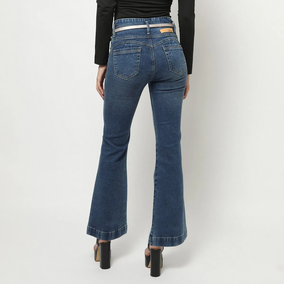 MOSSIMO - Jean Flare Algodón Mujer Mossimo