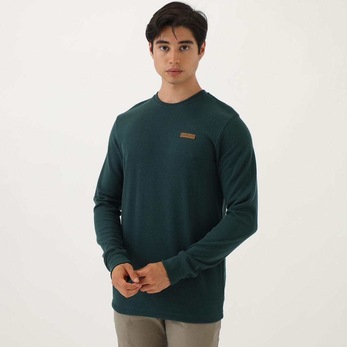 HUNTINGTON - Polo Manga Larga Algodón Hombre Huntington