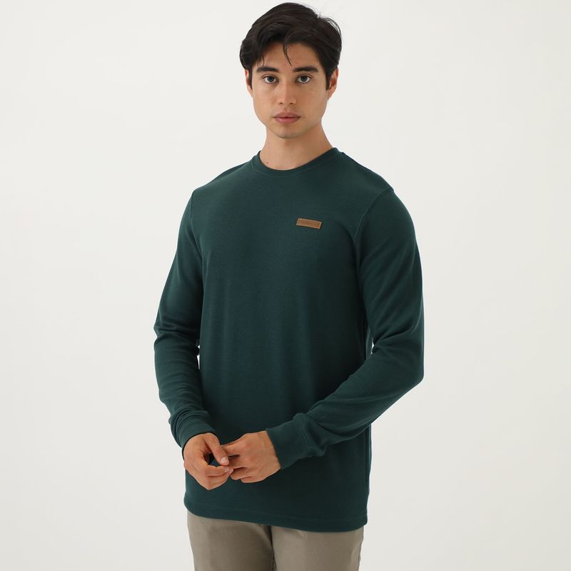 HUNTINGTON - Polo Manga Larga Algodón Hombre Huntington