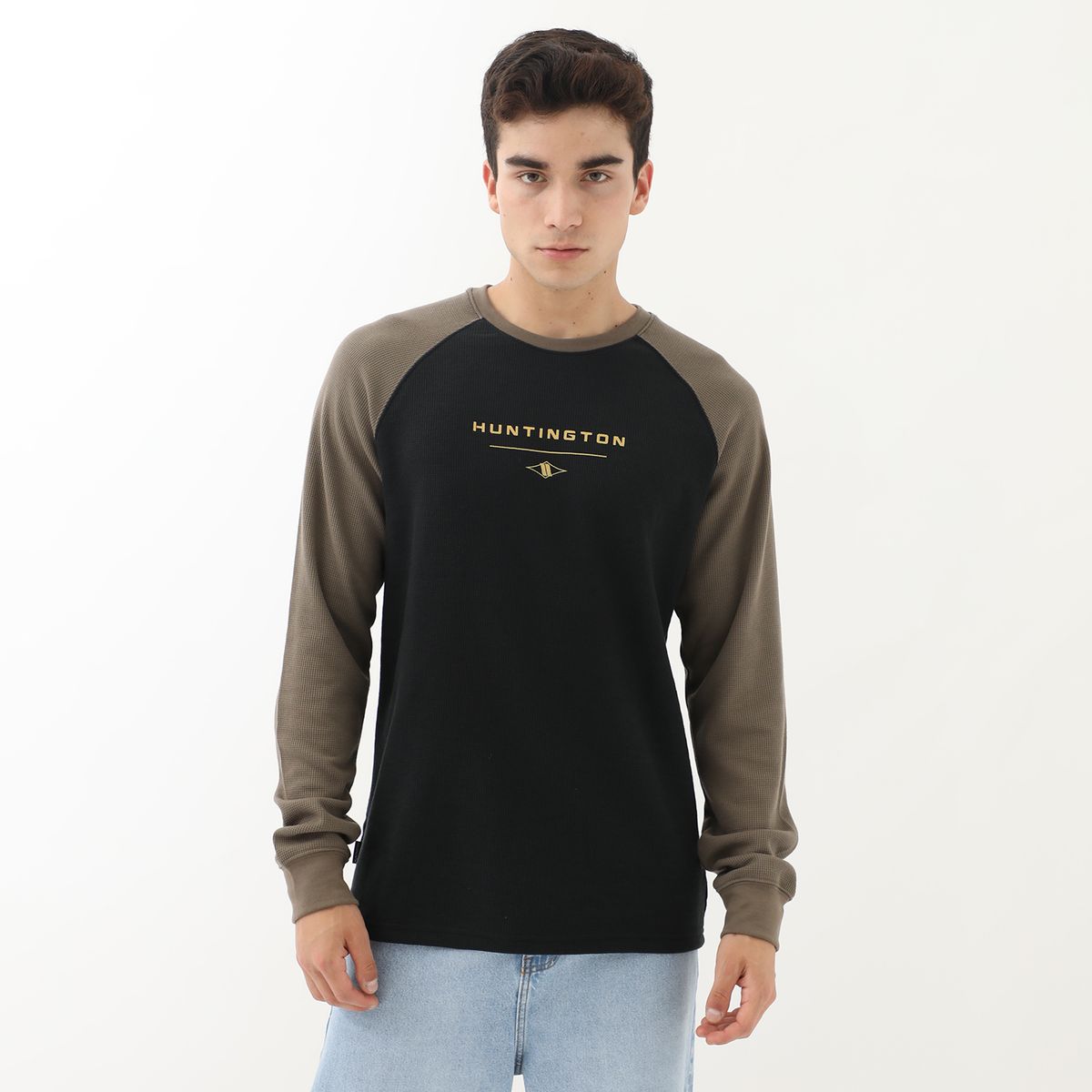 HUNTINGTON - Polo Manga Larga Algodón Hombre Huntington