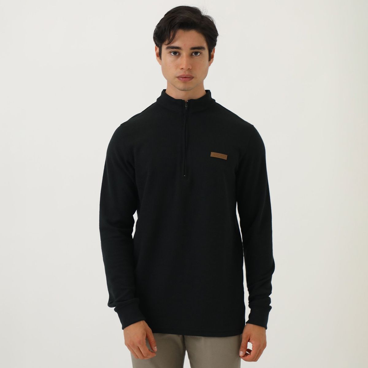 HUNTINGTON - Polo Manga Larga Algodón Hombre Huntington