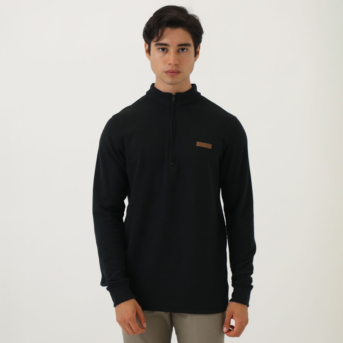 HUNTINGTON - Polo Manga Larga Algodón Hombre Huntington