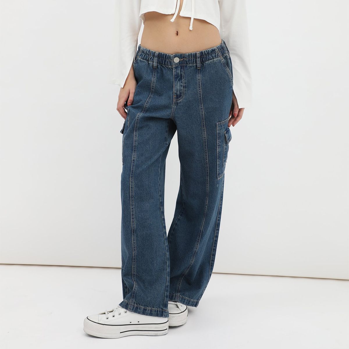 DOO AUSTRALIA - Jean Cargo Algodón Mujer Doo Australia