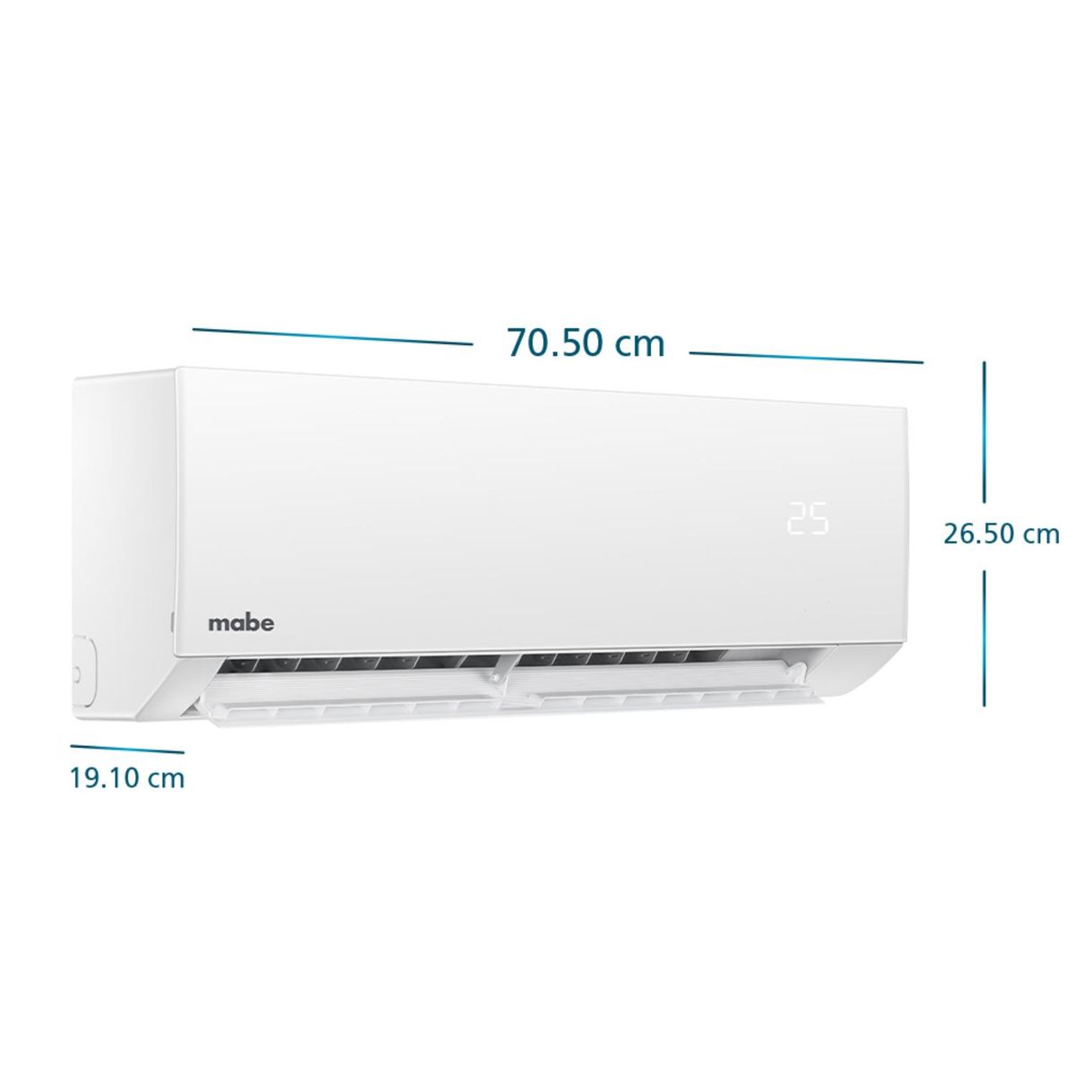 MABE - Aire Acondicionado On/off 220v 9000 Btu Blanco Mmt09cdbwccc1-mabe.