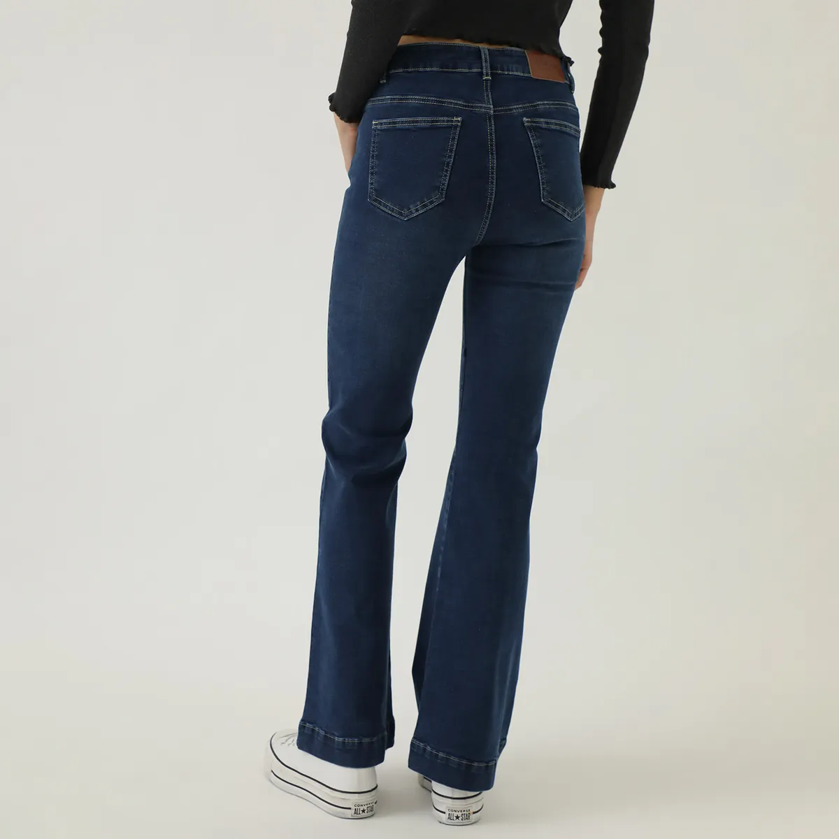 AMERICAN ABBEY - Jean Flare Algodón Mujer American Abbey