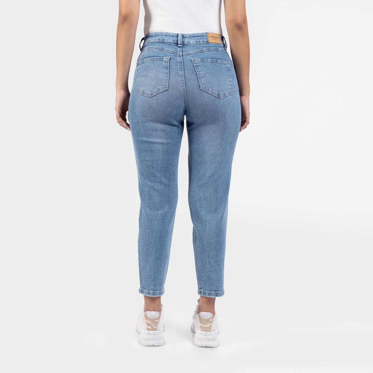 TAYSSIR - Jean Mom Algodón Mujer Tayssir