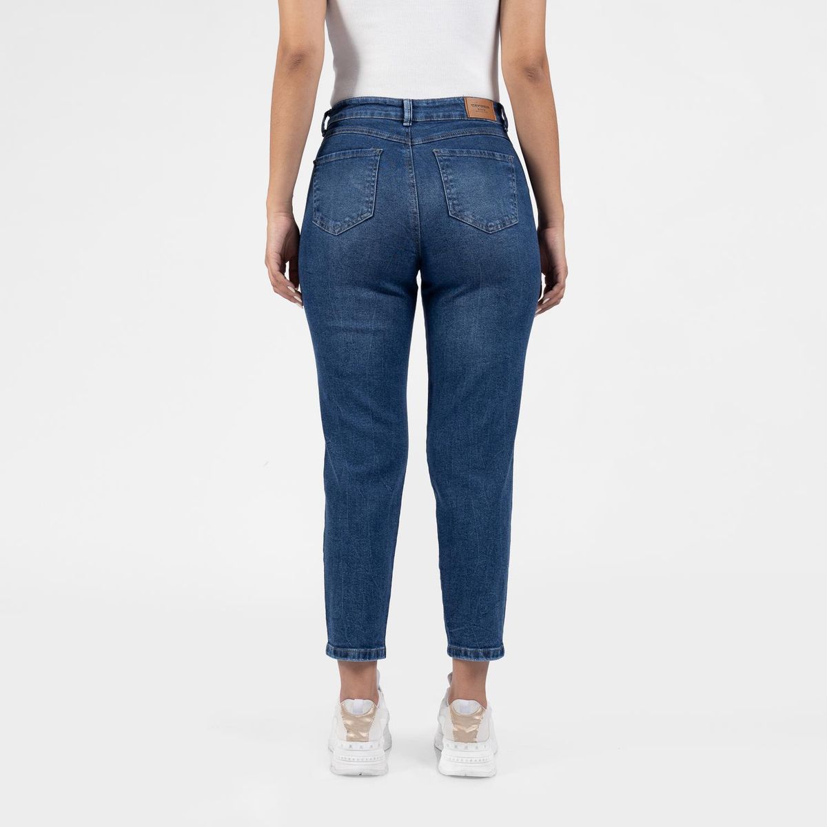 TAYSSIR - Jean Mom Algodón Mujer Tayssir