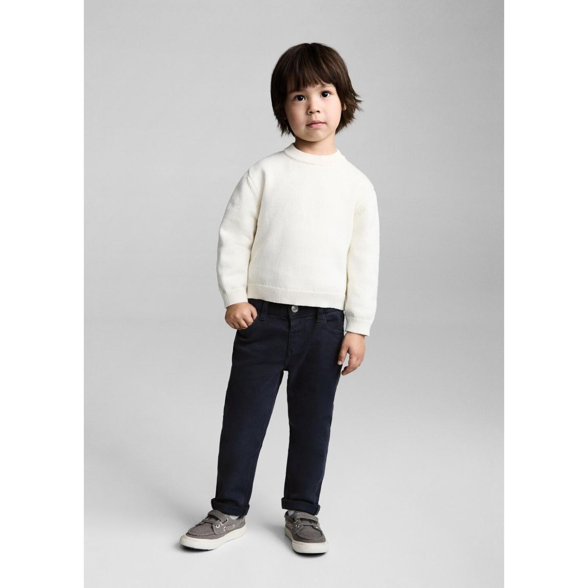 MANGO KIDS - Pantalón Bebé Niño Algodón Mango Kids