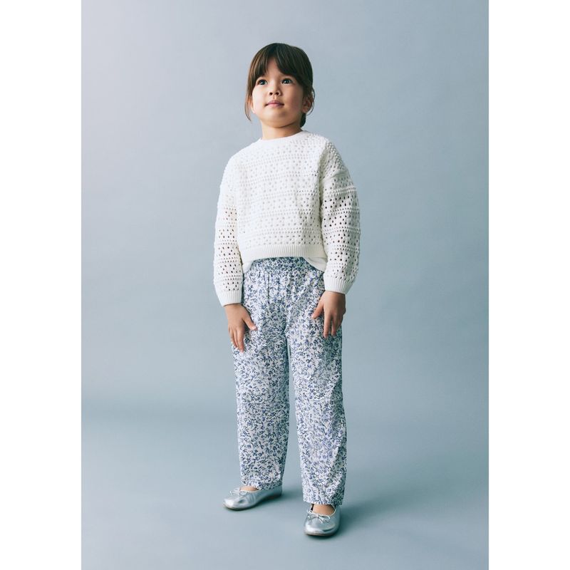 MANGO KIDS - Pantalon Bebé Niña Algodón Mango