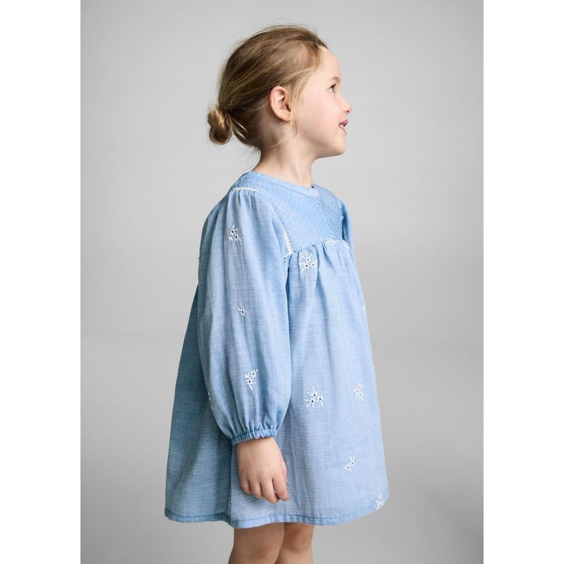 MANGO KIDS - Vestido Bebé Niña Algodón Mango Kids
