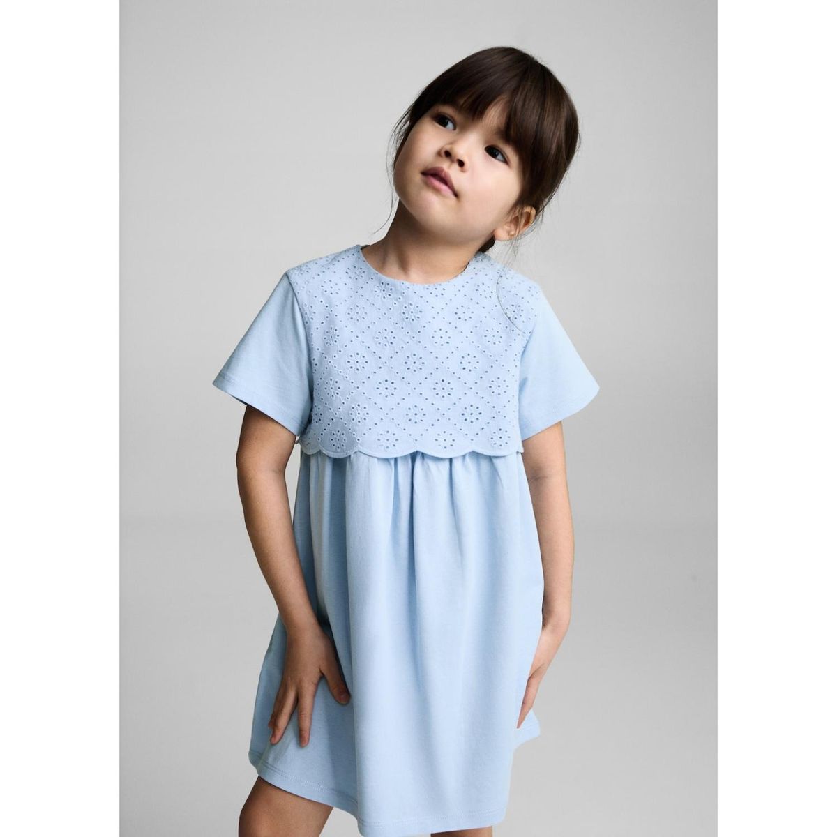 MANGO KIDS - Vestido Bebé Niña Algodón Mango Kids