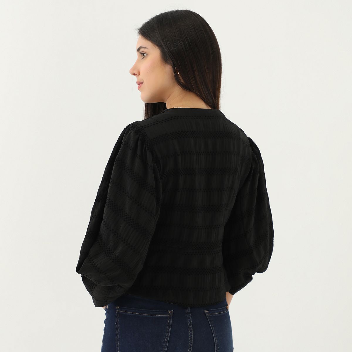 BASEMENT - Blusa Manga Larga Casual Mujer Basement