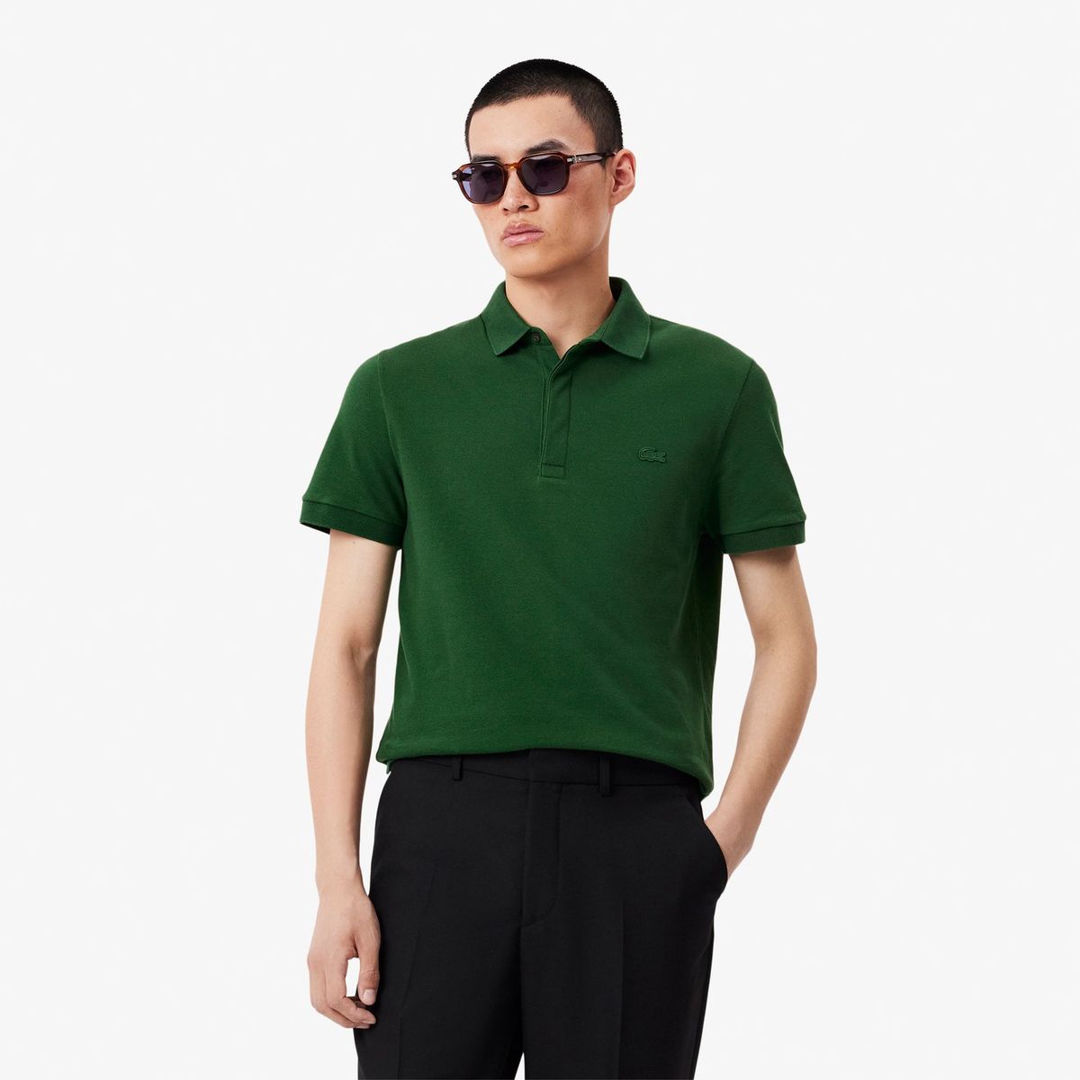 LACOSTE - Polo con Cuello Piqué Algodón Hombre Lacoste
