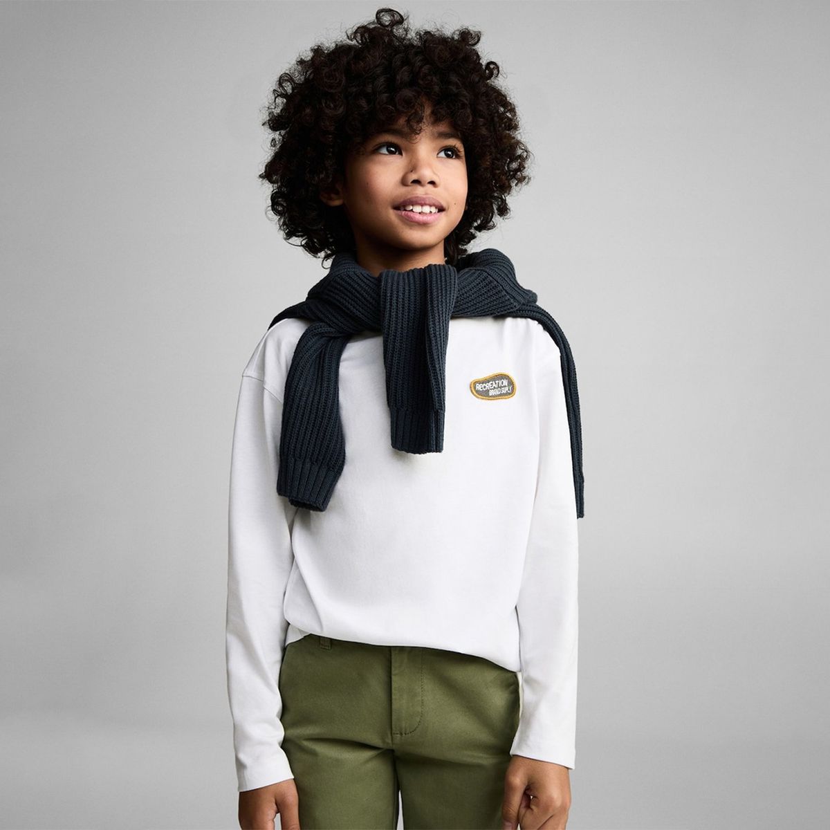 MANGO KIDS - Polo Niño Manga Larga Algodón Mango Kids