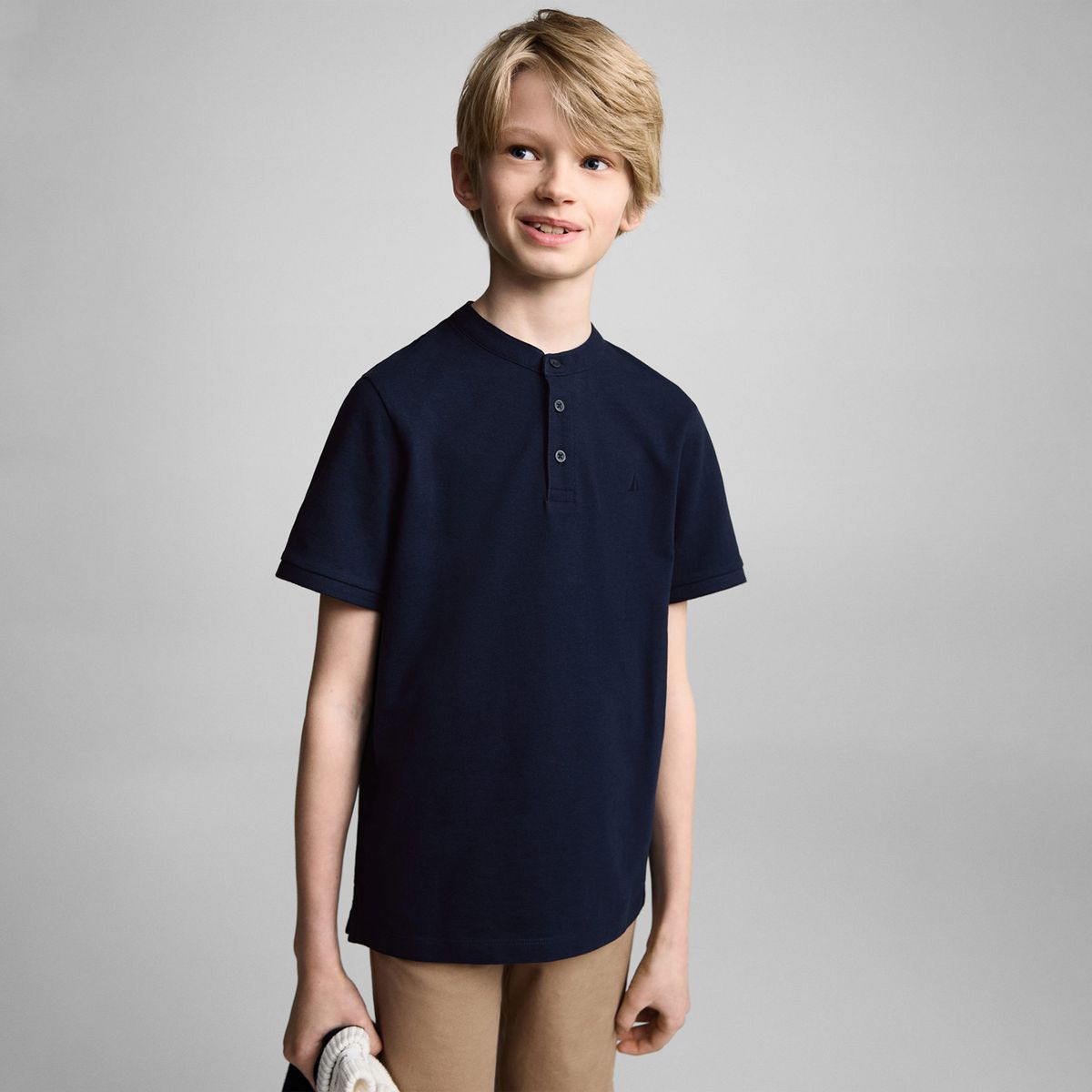 MANGO KIDS - Polo Niño Manga Corta Algodón Mango Kids