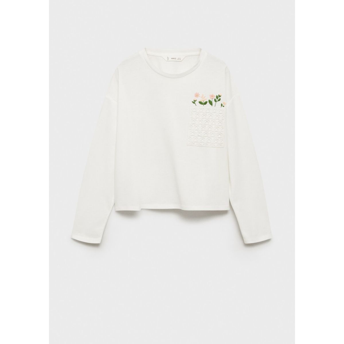 MANGO KIDS - Camiseta Bouquet Algodón Mango Kids