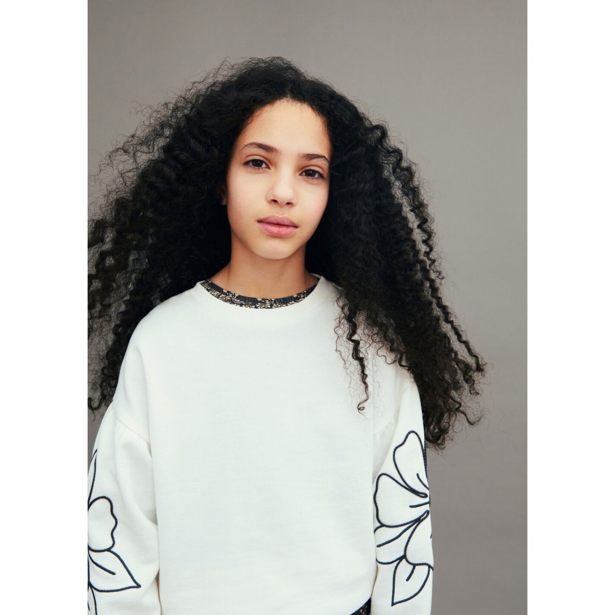 MANGO KIDS - Polera Niña Algodón Mango Kids