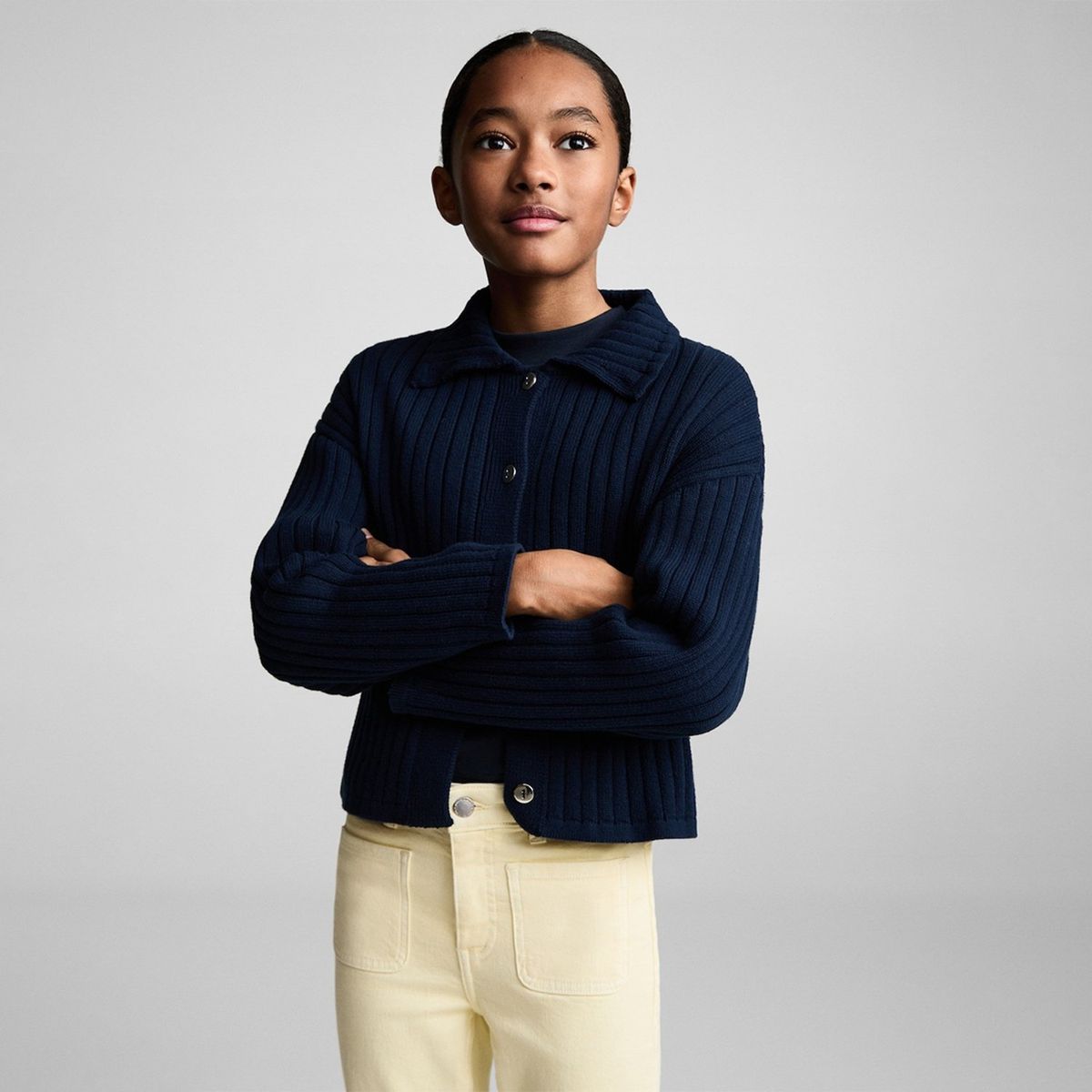 MANGO KIDS - Jeans Niña Flare Algodón Mango Kids