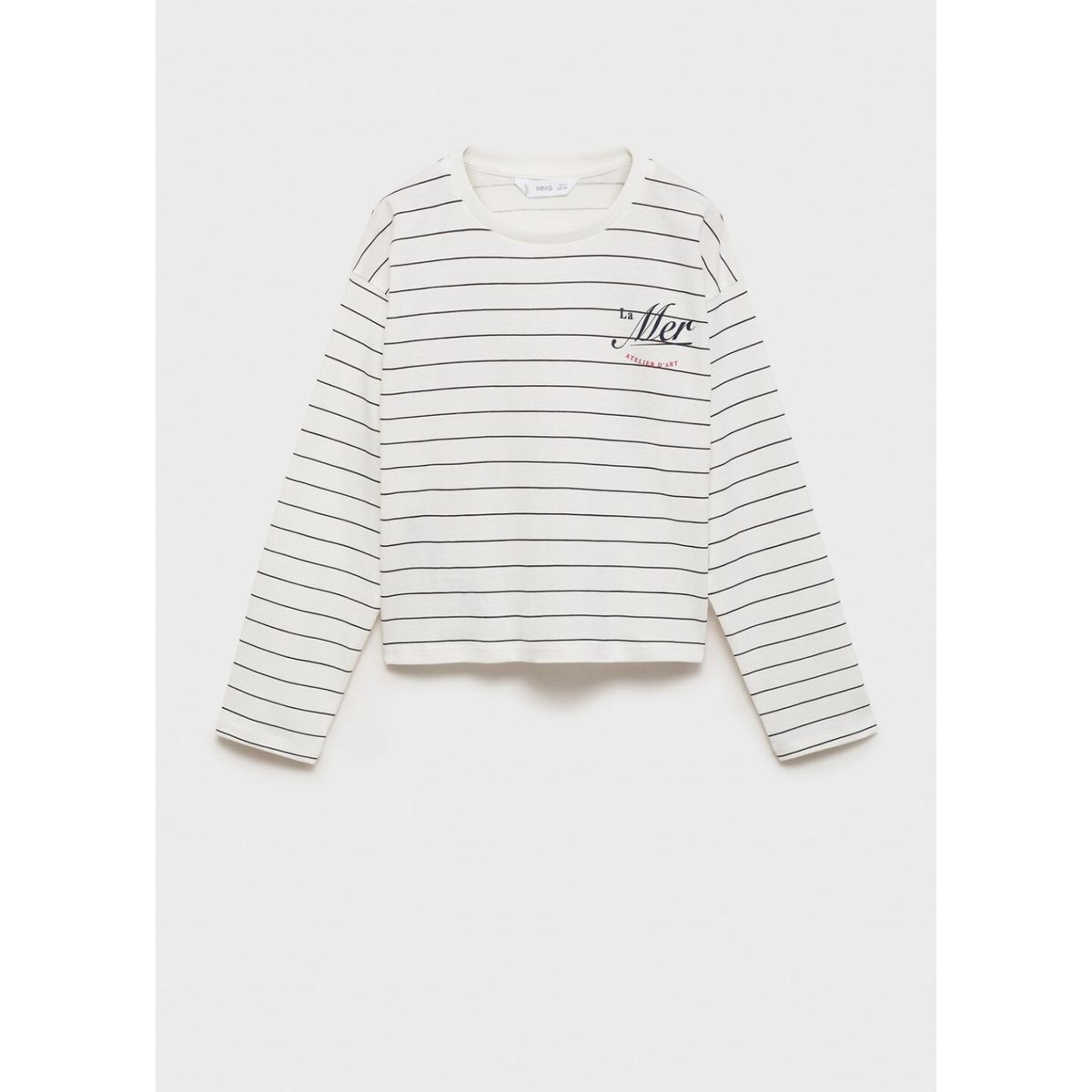 MANGO KIDS - Polo Niña Manga Largaalgodón Mango Kids