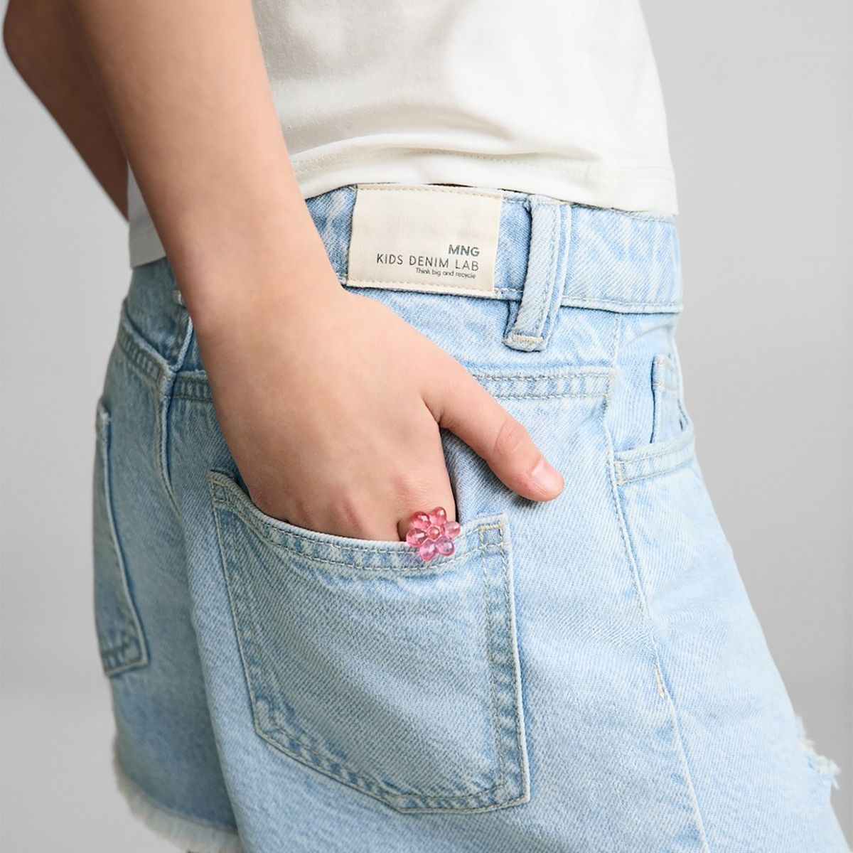 MANGO KIDS - Shorts Niña Algodón Mango Kids