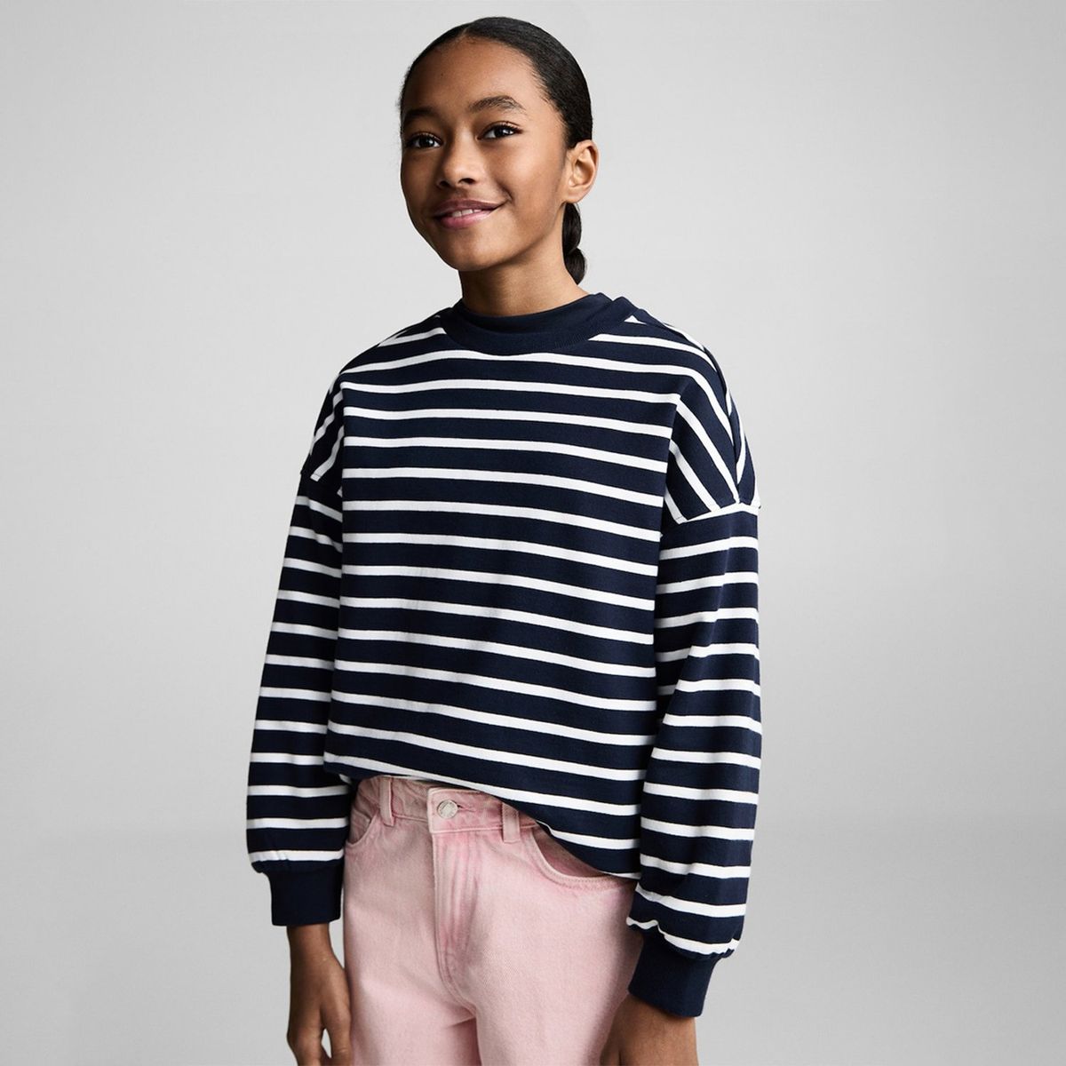 MANGO KIDS - Jean Niña Wide Algodón Mango Kids