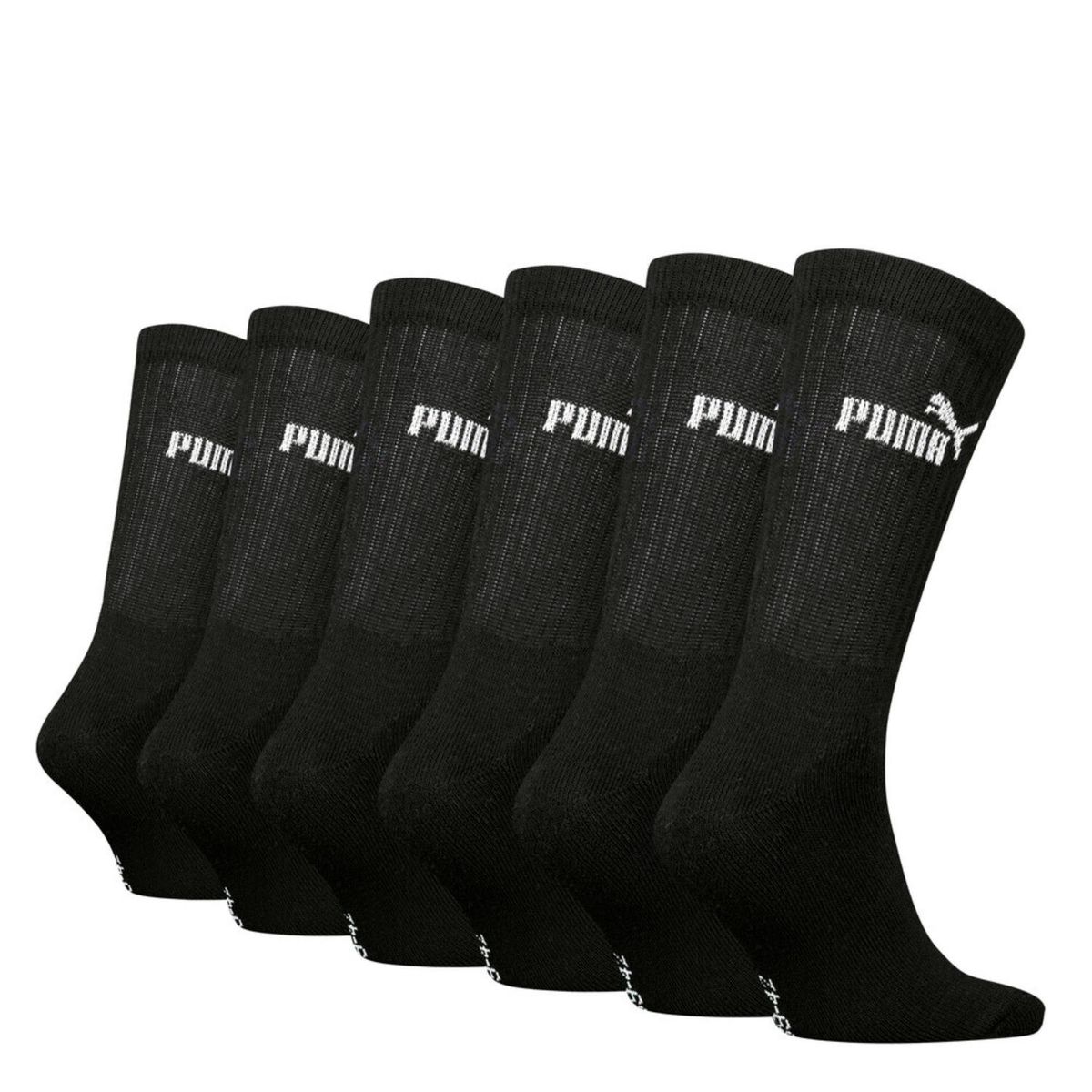PUMA - Medias Deportivas Puma Elements Elements Unisex Crew Sock 6p