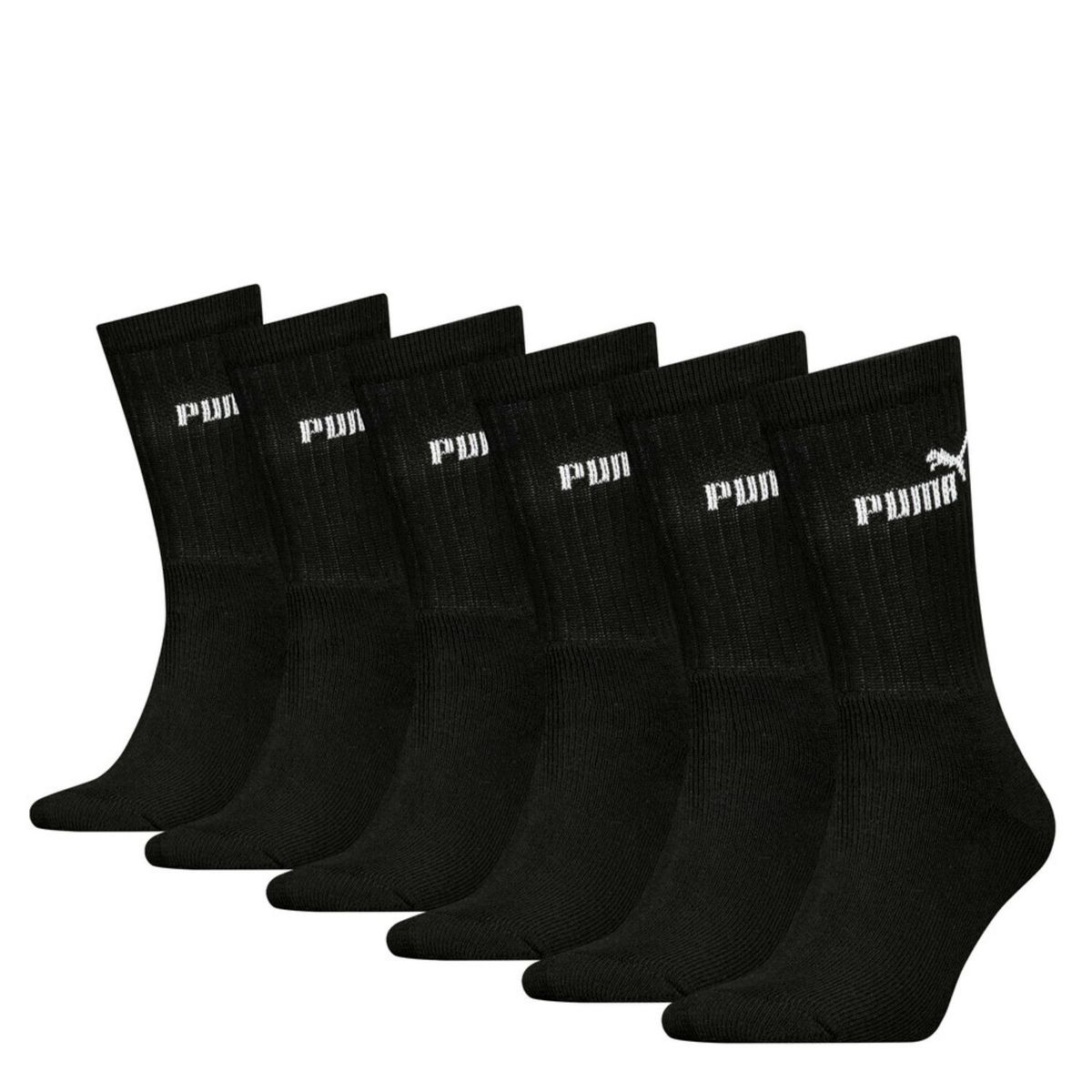 PUMA - Medias Deportivas Puma Elements Elements Unisex Crew Sock 6p