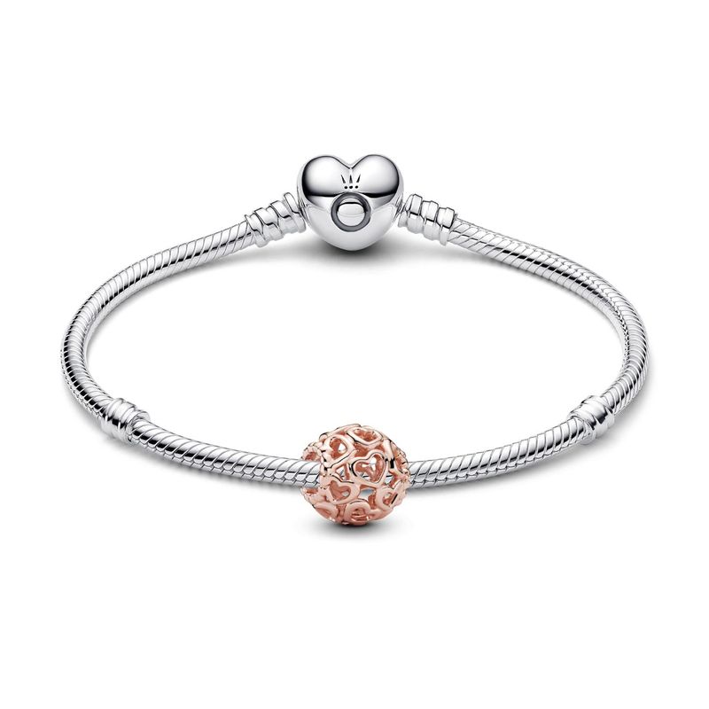 PANDORA - Set Pandora  Puro Corazon En Rose