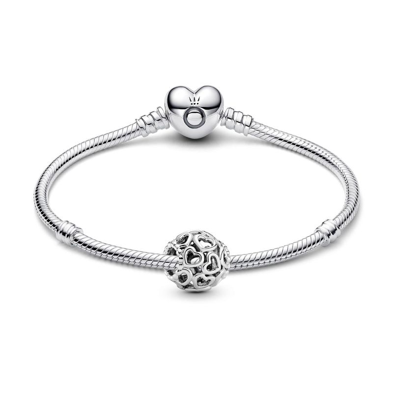 PANDORA - Set Pandora  Puro Corazon En Plata