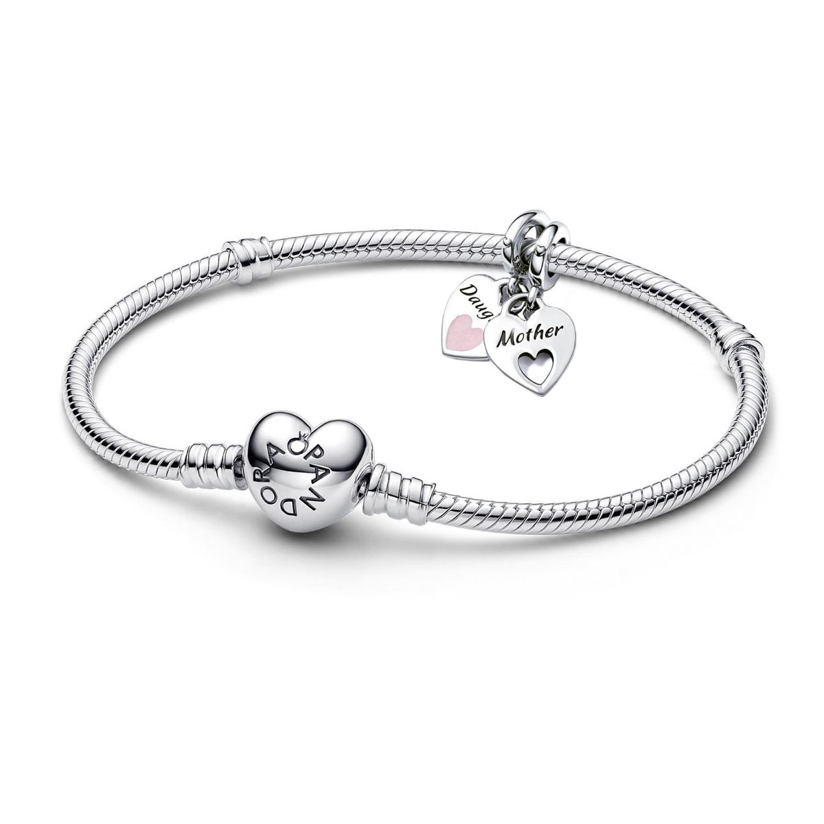 PANDORA - Set Pandora Doble Corazon Dividido