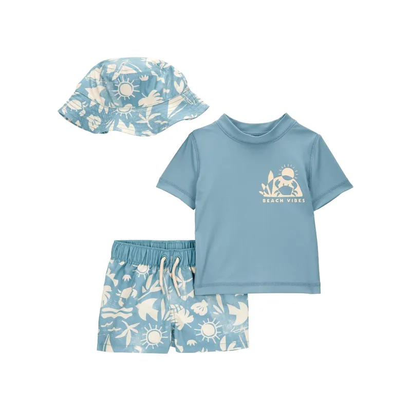 CARTER'S - Traje De Baño Bebé Niño 3 Piezas Carters