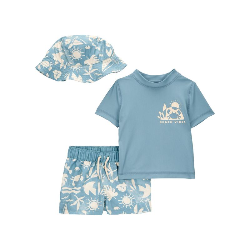 CARTER'S - Traje De Baño Bebé Niño 3 Piezas Carters
