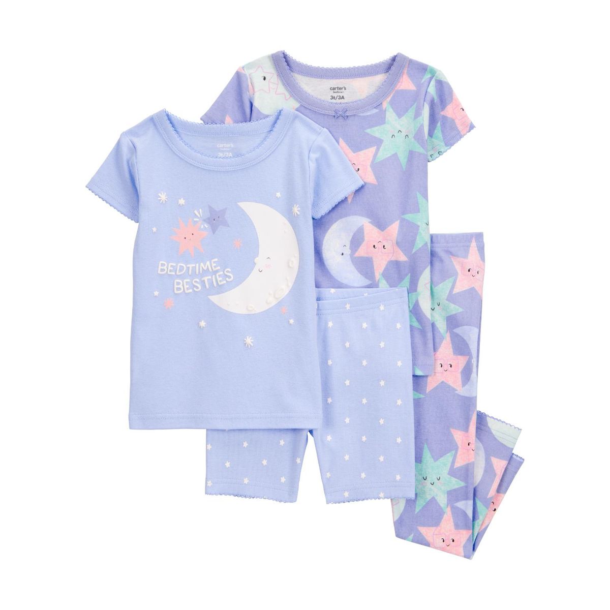 CARTER'S - Pijama Bebé Niña 4 Piezas Carters