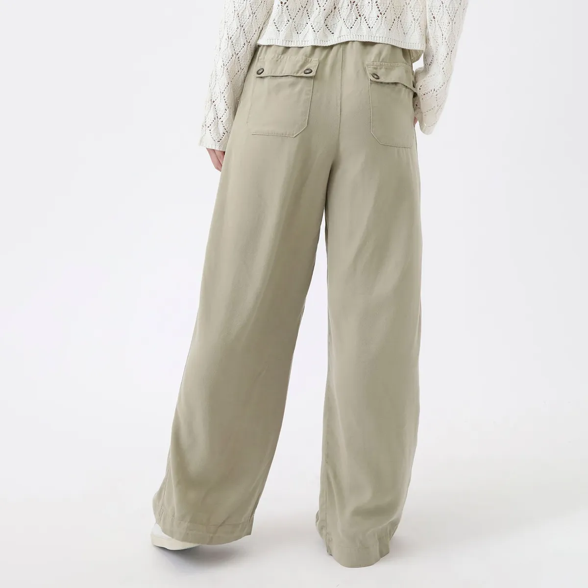 AMERICAN ABBEY - Pantalón Palazzo Casual Mujer American Abbey