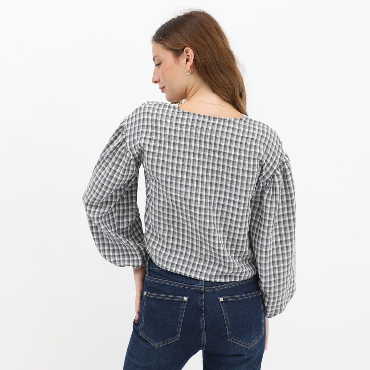 SYBILLA - Blusa Manga Larga Casual Mujer Sybilla